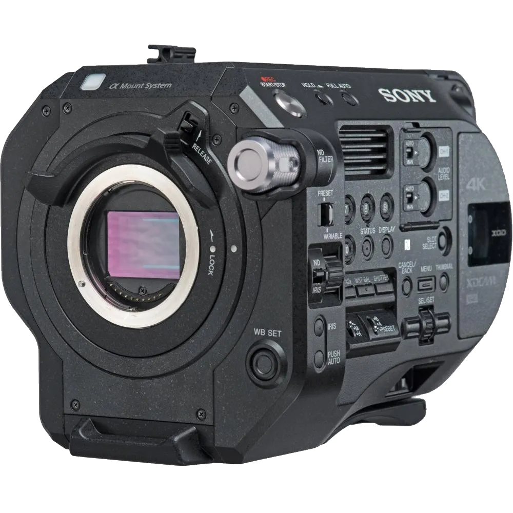 Замена диафрагмы Sony PXW-FS7