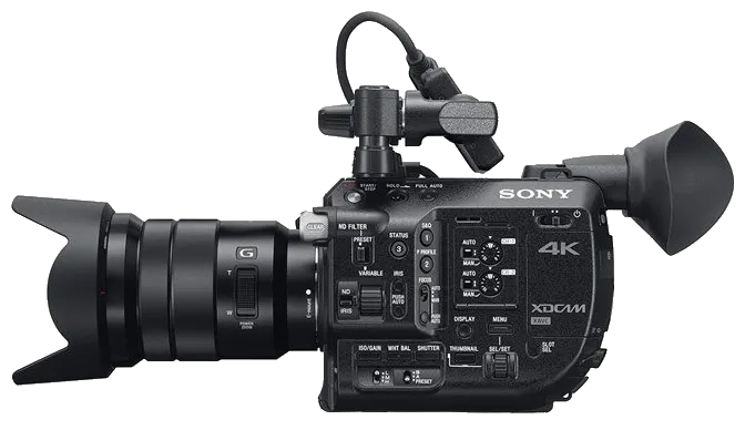Замена диафрагмы Sony PXW-FS5K